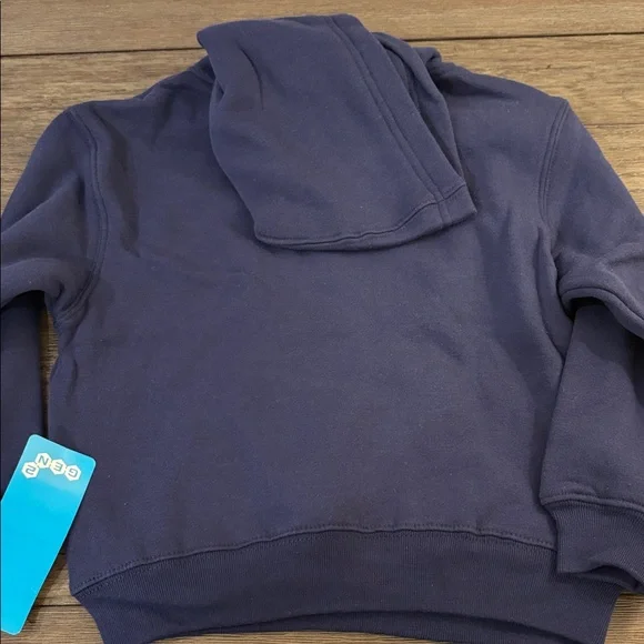 NWT [Gen2] Gonzaga Bulldogs NCAA Team Logo Pullover Hoodie Navy Blue Kids M 5/6 - Picture 5 of 10